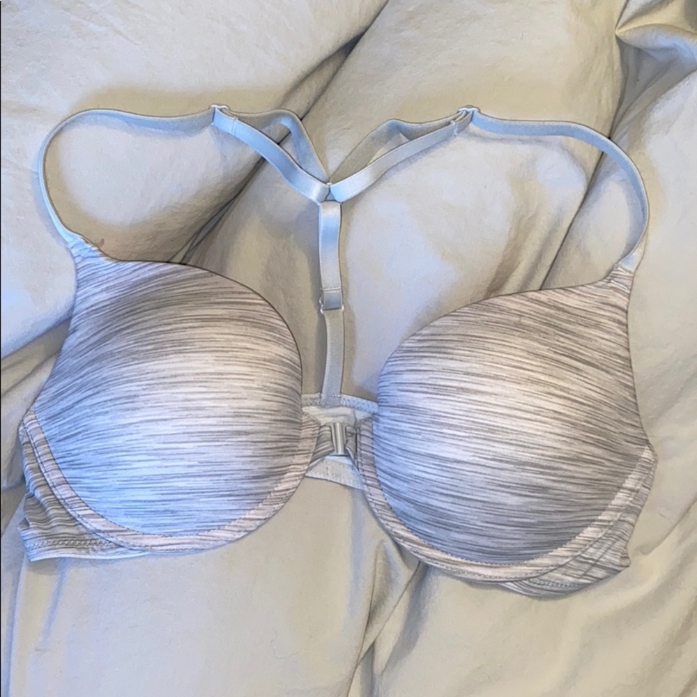 Pink Front Close Bra